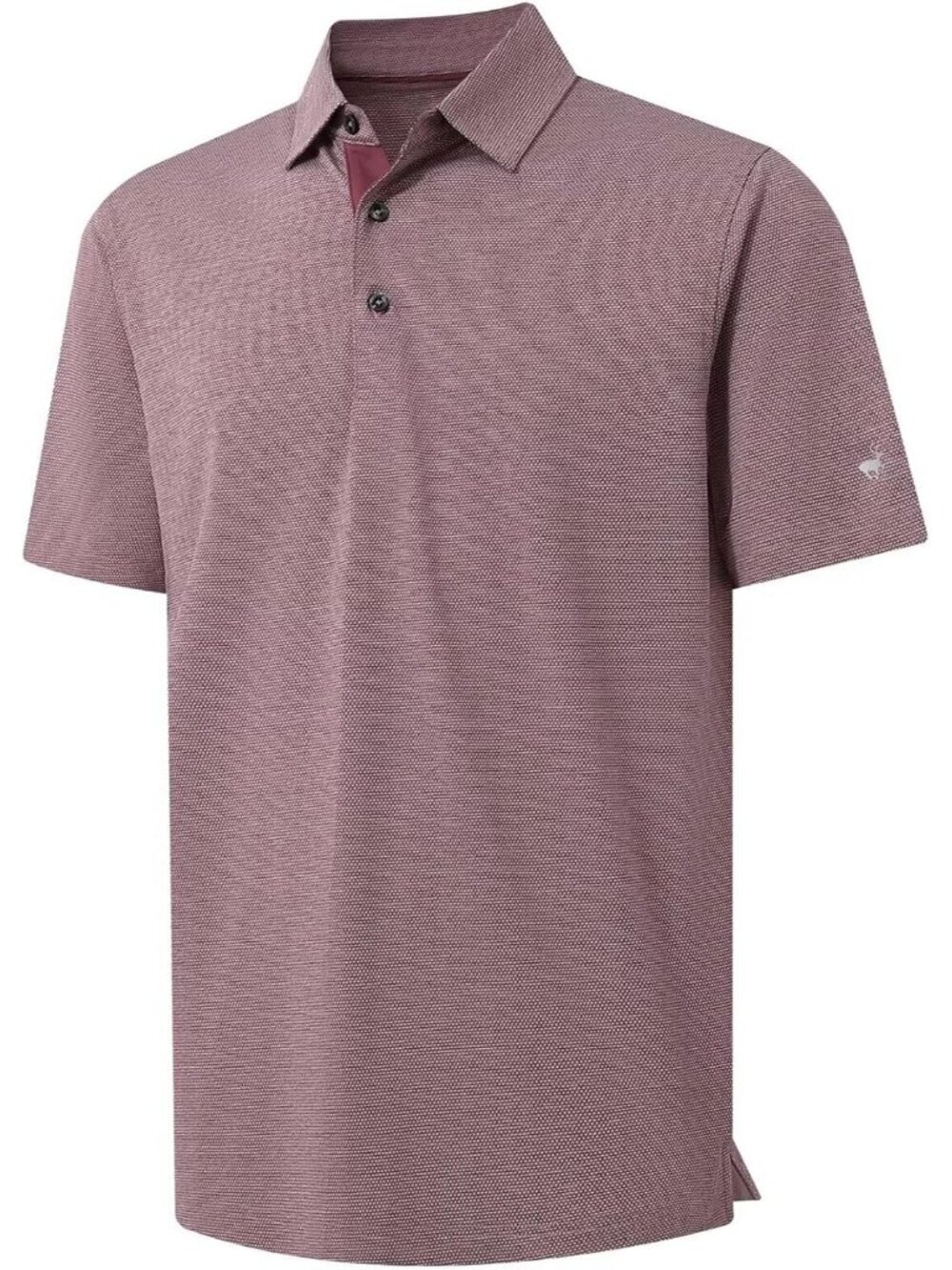 Mens Dusty Rose Golf Short Sleeve Quick Dry Breathable Active Polo Fit Shirts